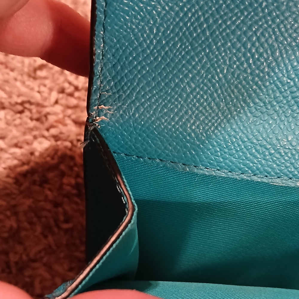 Coach Vibrant Blue Crossbody Bag and Wallet - Picture 12 of 16